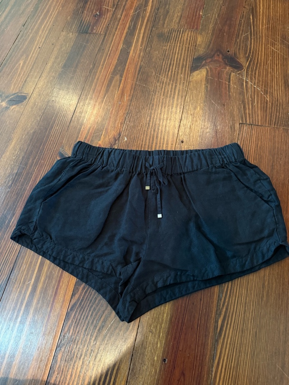 On The Road Black Athletic Pull-On Shorts